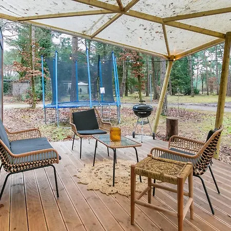 Tatil Evi Cozy W Terrace In The Middle Of The Forest In Veluwe